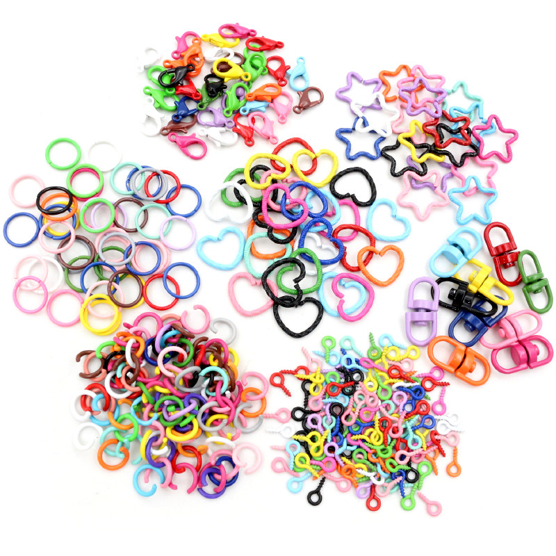 Jump Ring Assorted - Colorful Mixed Alloy Split Jump Rings