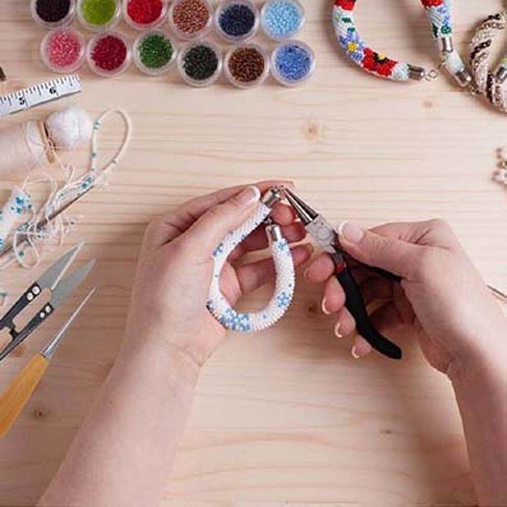 Jewelry Making Kit Professional - 19Pcs Professional Accessories DIY Black Bag