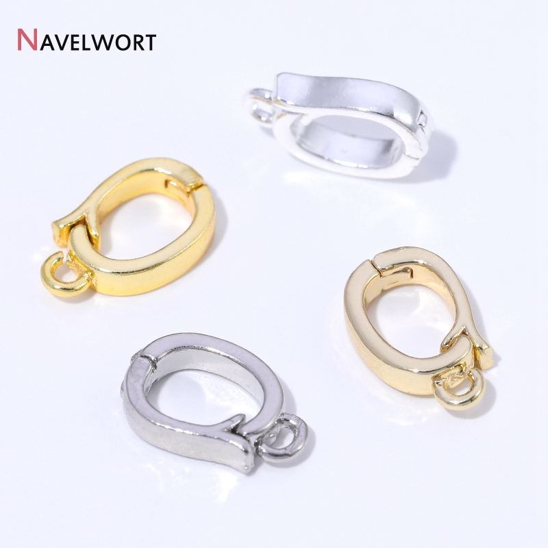 Jewelry Making Parts - 14K/18K Gold Plated Brass Metal Hinged