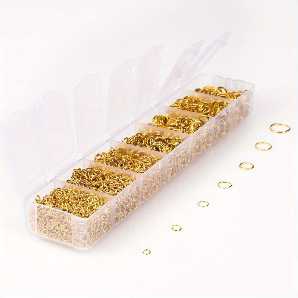 Jump Ring Assorted - 2300Pcs 7 Sizes Jump Rings Crafts