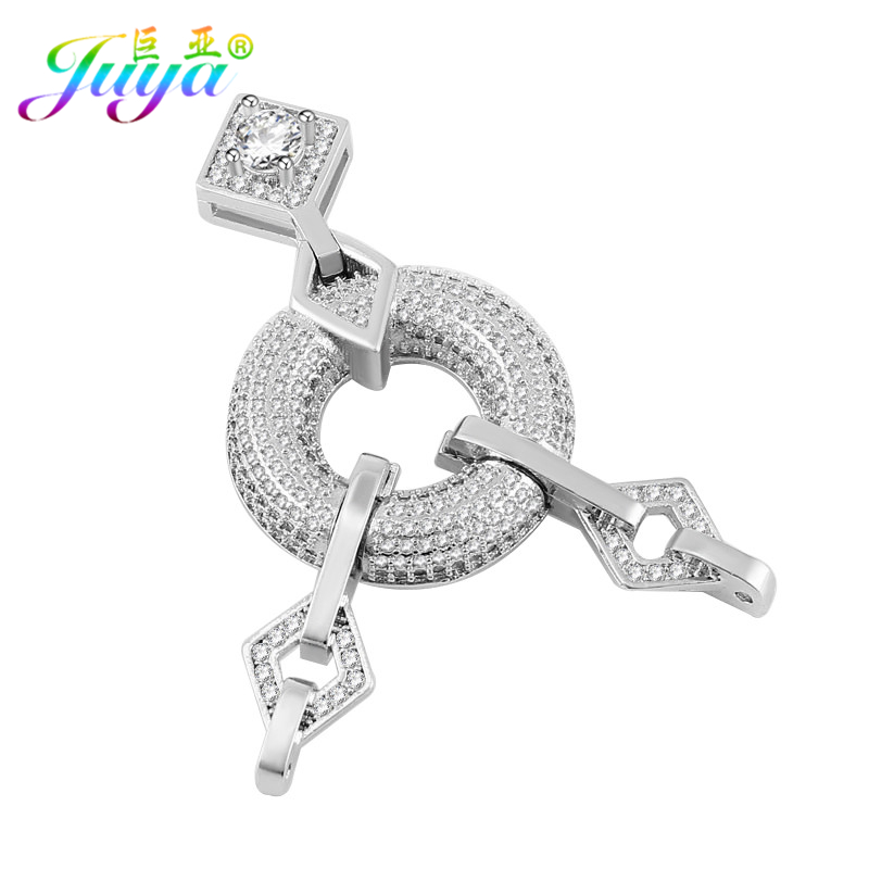 Jewelry Making With Beads - Juya DIY Jewelry Components Geometric Fastener