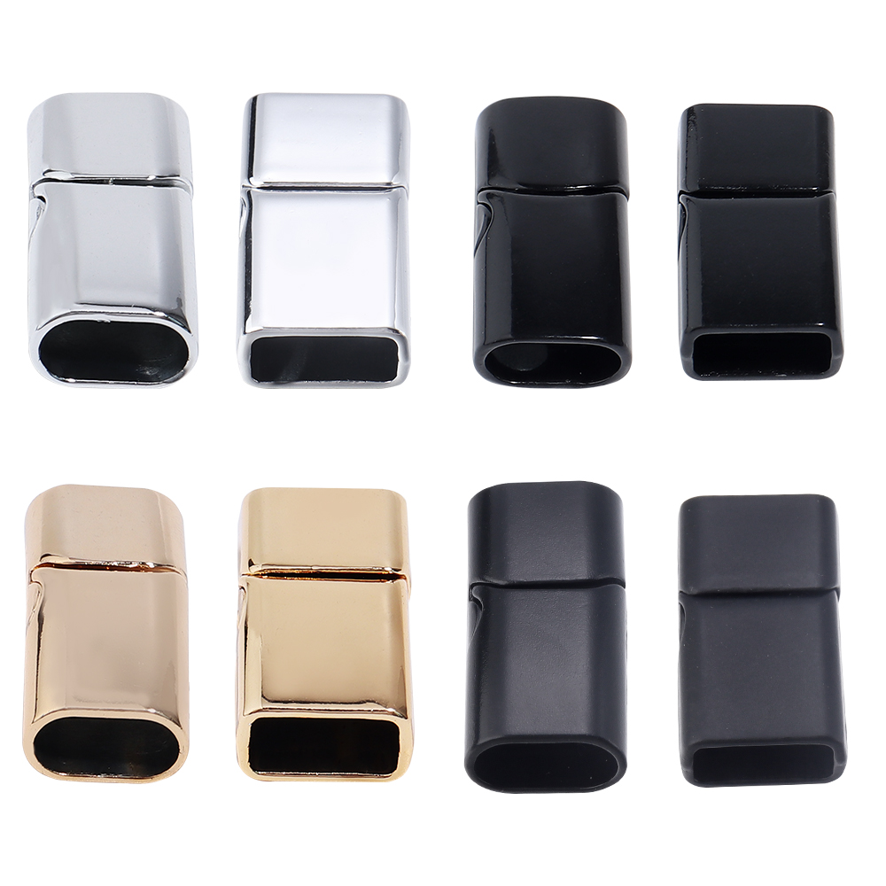 Jewelry Making Parts - 5Pcs Alloy Magnetic Clasps Round Square