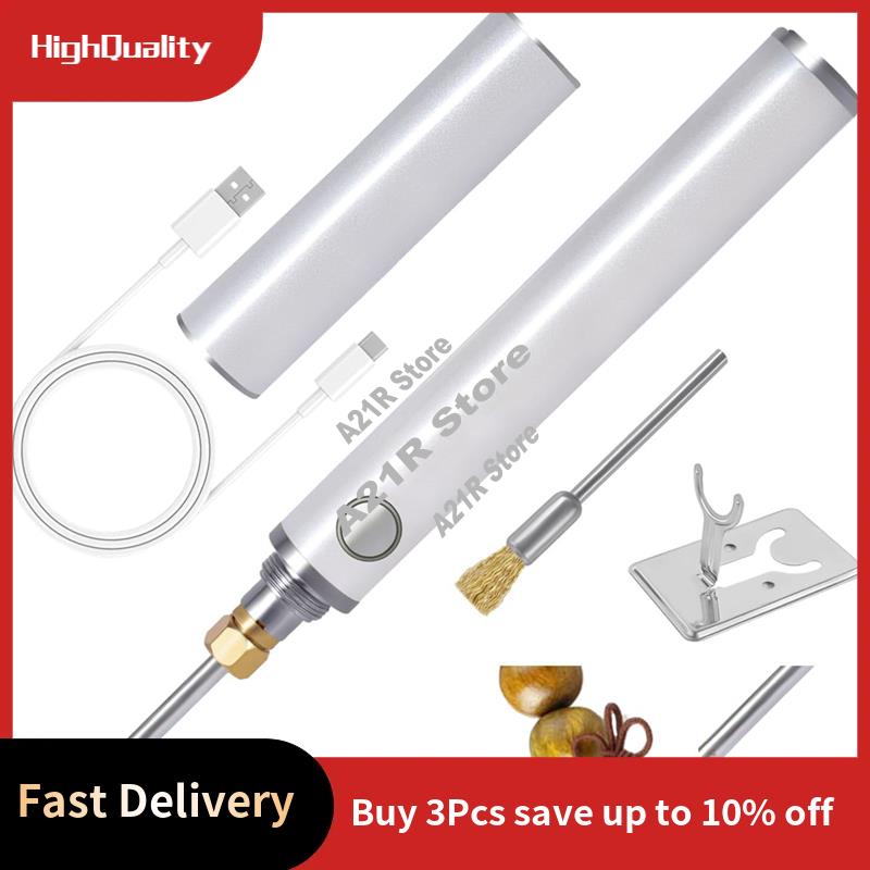 Jewelry Making Zapper - A21I-Rechargeable Dual-Heating Thread Burner Kit For