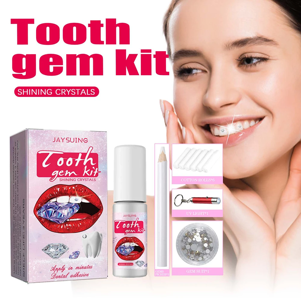 Jewelry Making Kit Professional - DIY Tooth Gems Kit with Crystals
