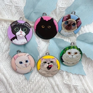 10pcs cartoon animal cat ename - Jewelry Making Jewelry ulasan dan harga