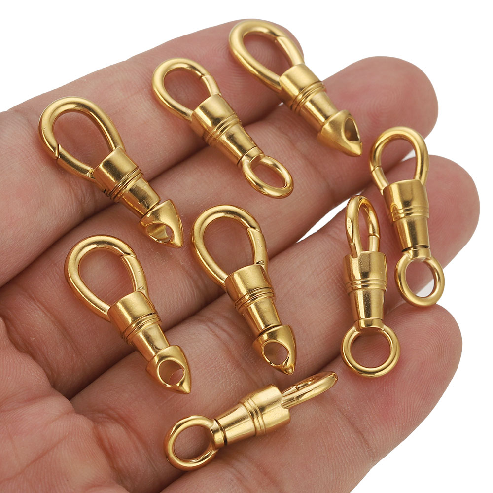 2pcs/lot Stainless Steel Bag K - Jewelry Making Metal Supplies ulasan dan harga