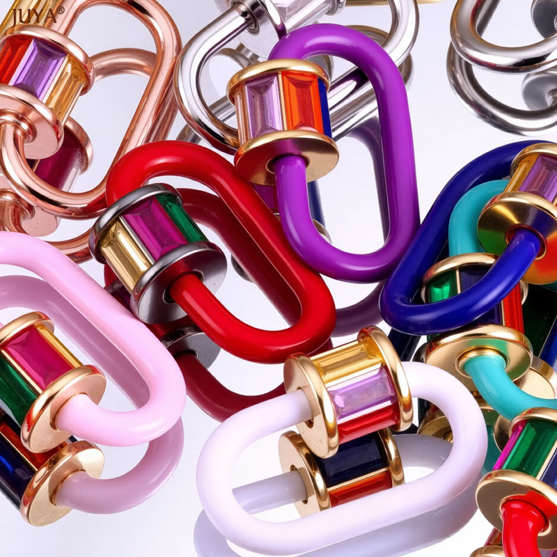 JUYA Rainbow Crystal Enamel Sc - Jewelry Making Parts ulasan dan harga