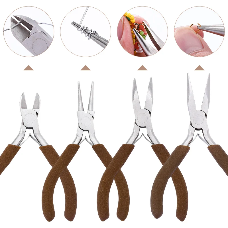 Needle Nose Pliers Round Nose  - Jewelry Making Using Beads ulasan dan harga