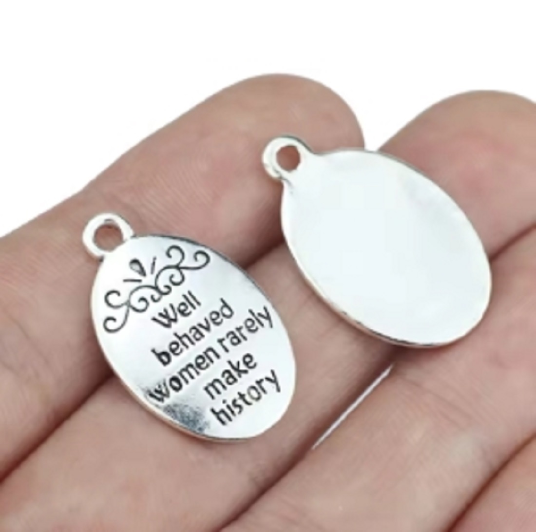 10 Pcs/Lot Oval Antique Silver - Jewelry Making The Well ulasan dan harga