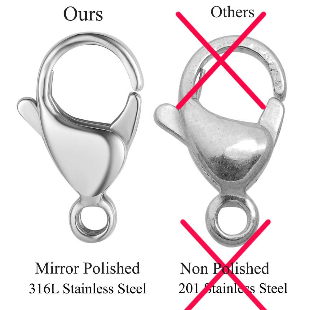 20/30/40 316L Stainless Steel  - Jewelry Making Parts ulasan dan harga