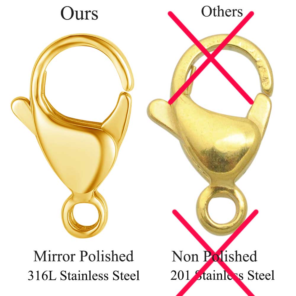 20/30/40 316L Stainless Steel  - Jewelry Making Parts ulasan dan harga