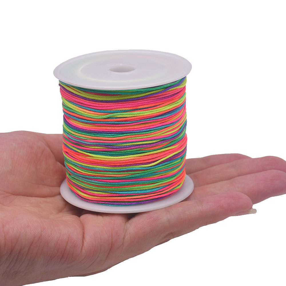 100Yards Craft Nylon Satin Cor - Jewelry Making Using Beads ulasan dan harga