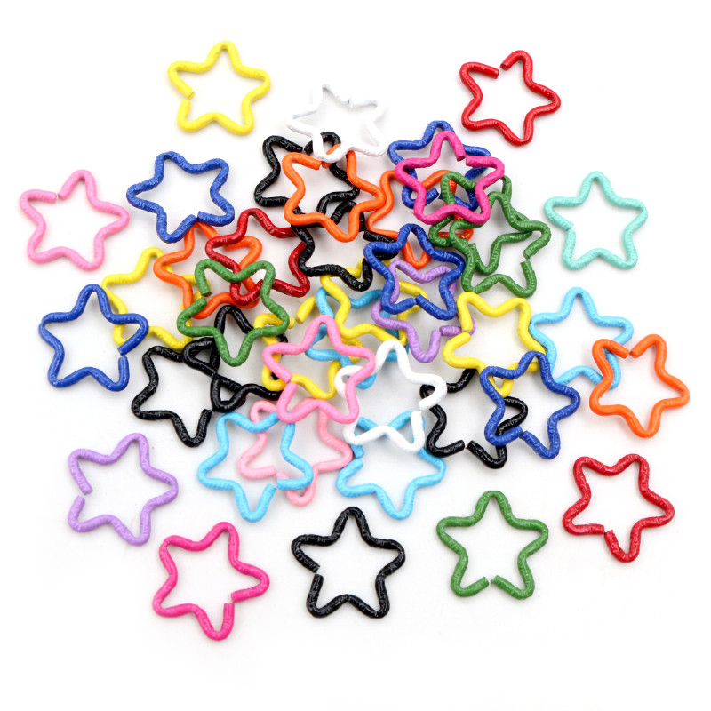 Colorful Mixed Alloy Split Jum - Jump Ring Assorted ulasan dan harga
