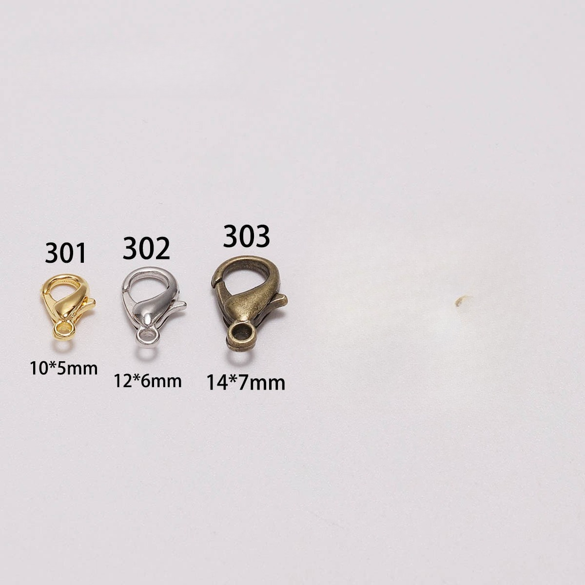 100pcs 9 12 14mm Zinc Alloy Lo - Jewelry Making Metal Supplies ulasan dan harga