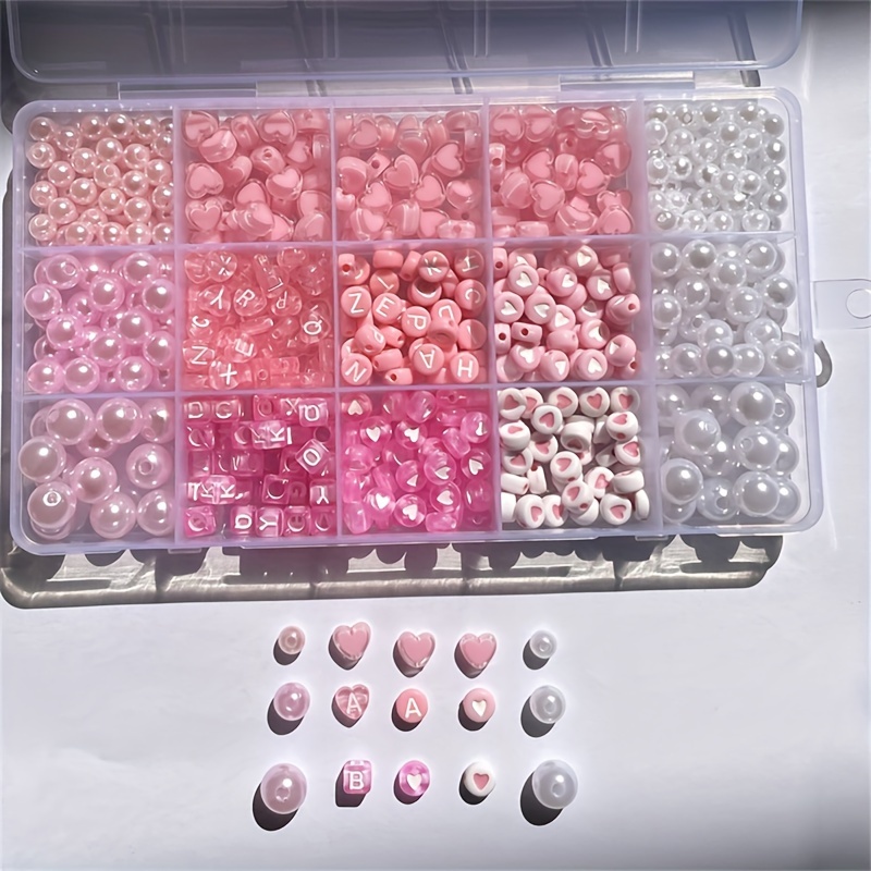 10-piece pink alphabet box, ac - Jewelry Making Basics ulasan dan harga