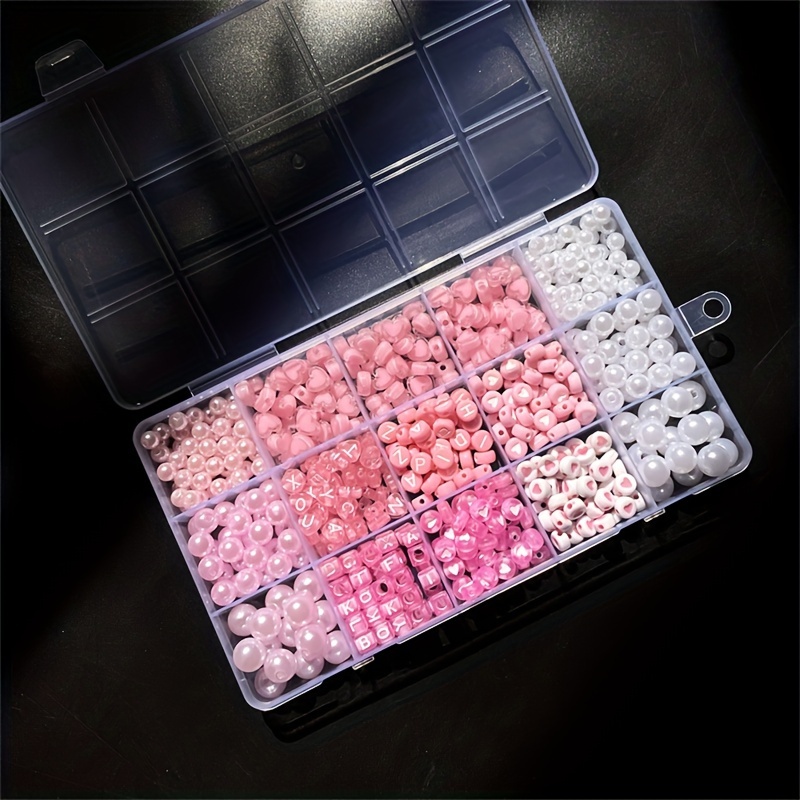 10-piece pink alphabet box, ac - Jewelry Making Basics ulasan dan harga
