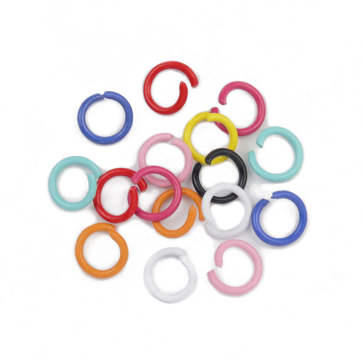 87g Colorful Mixed Colors Zinc - Jump Ring Assorted ulasan dan harga