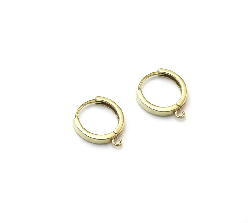 10pcs Brass Ear Hoops, Leverba - Jewelry Making Metal Supplies ulasan dan harga