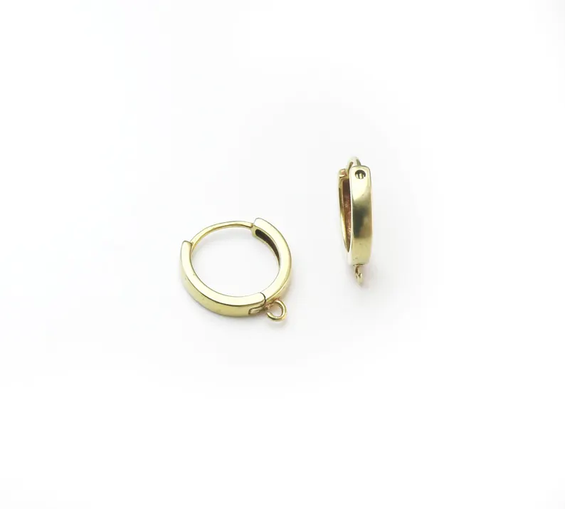 10pcs Brass Ear Hoops, Leverba - Jewelry Making Metal Supplies ulasan dan harga