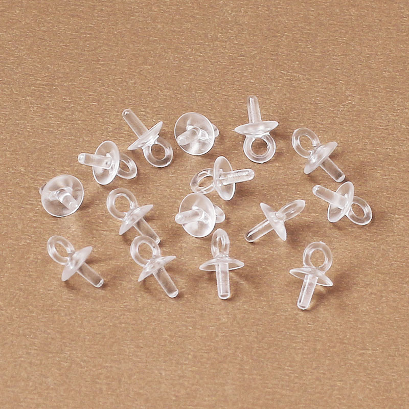 100Pcs Resin Cup Eye Pins Clea - Jewelry Making Using Beads ulasan dan harga