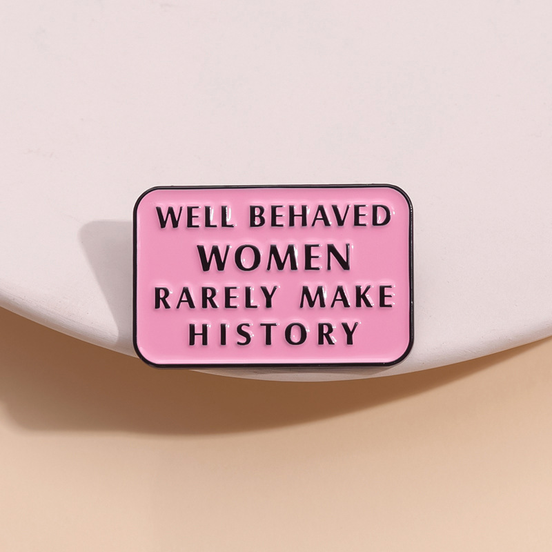 Girl Power Enamel Brooches Fem - Jewelry Making The Well ulasan dan harga