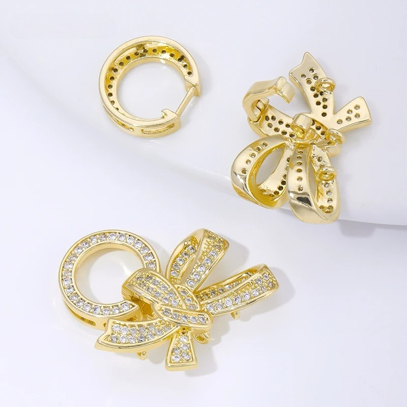 18K Gold Plated Pearl Clasps C - Jewelry Making With Beads ulasan dan harga