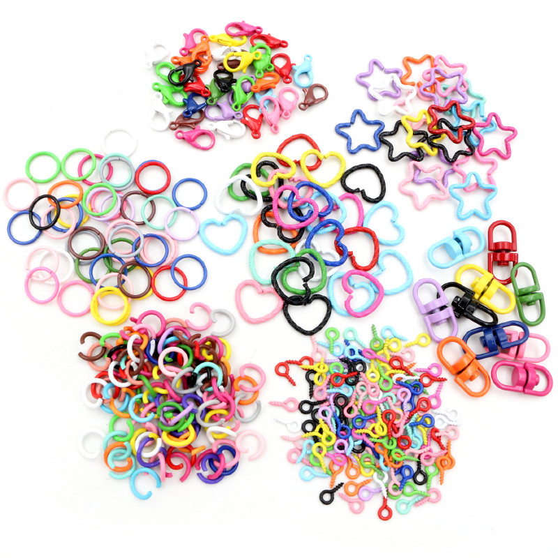 Colorful Mixed Alloy Split Jum - Jump Ring Assorted ulasan dan harga