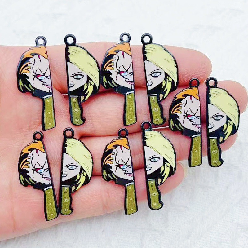 10pcs cartoon clown funny coup - Jewelry Making Jewelry ulasan dan harga