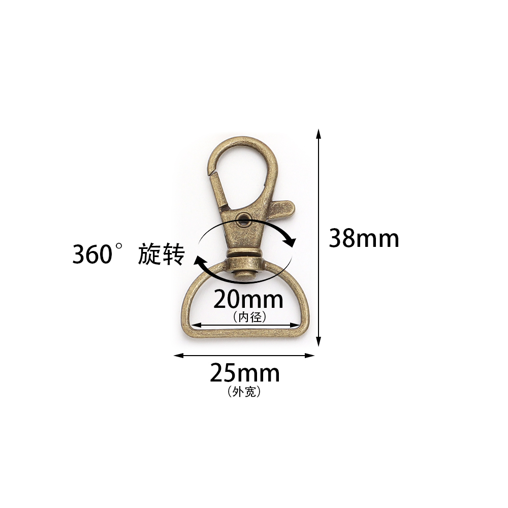 10pcs/lot Metal Swivel Clasps  - Jewelry Making Parts ulasan dan harga