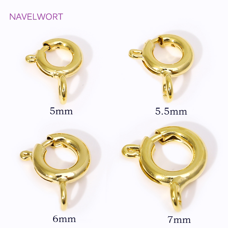 14K/18K Gold Plated Brass Spri - Jewelry Making Metal Supplies ulasan dan harga