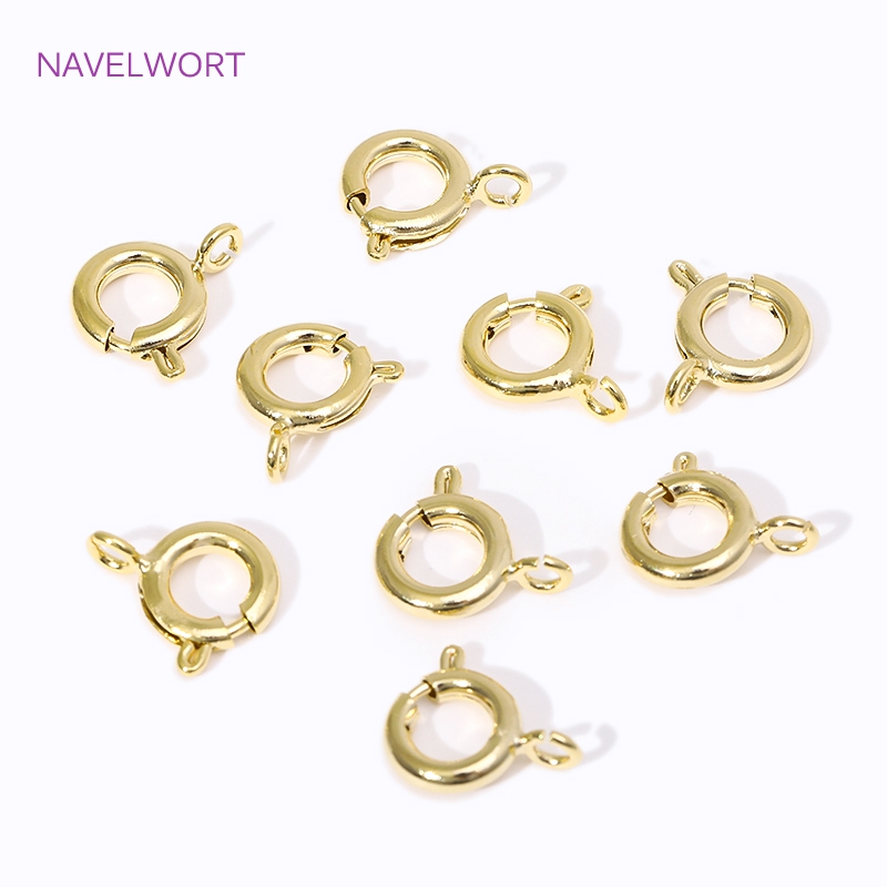 14K/18K Gold Plated Brass Spri - Jewelry Making Metal Supplies ulasan dan harga