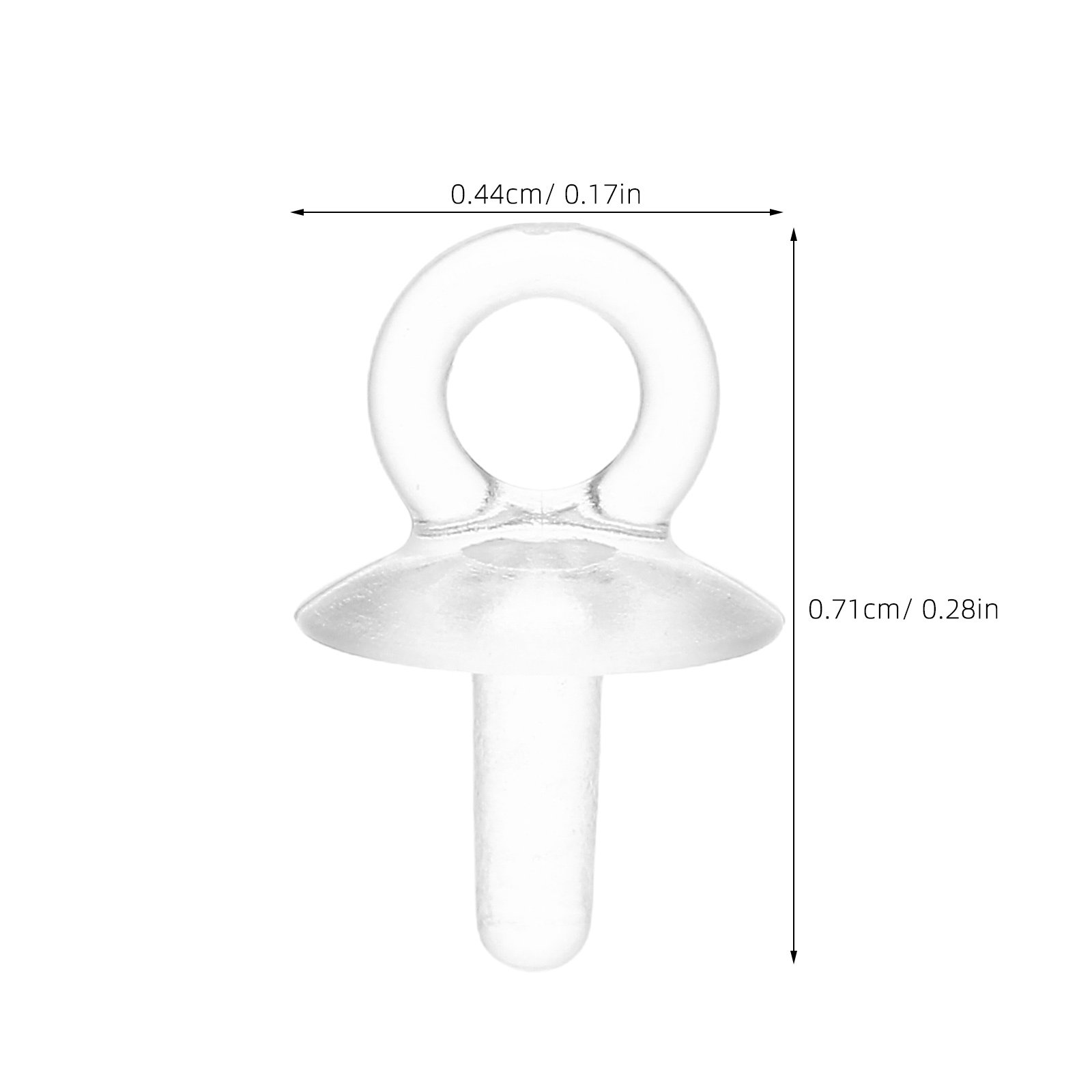100Pcs Resin Cup Eye Pins Pear - Jewelry Making Resin ulasan dan harga