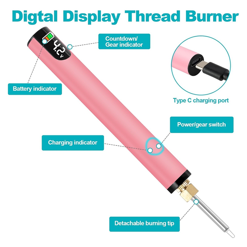 Rechargeable Thread Burner Kit - Jewelry Making Zapper ulasan dan harga