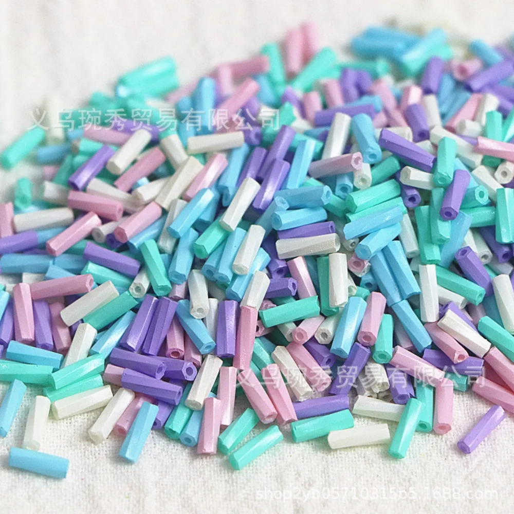 260 Solid Color Tube Beads 2x6 - Seed Bead Tube ulasan dan harga