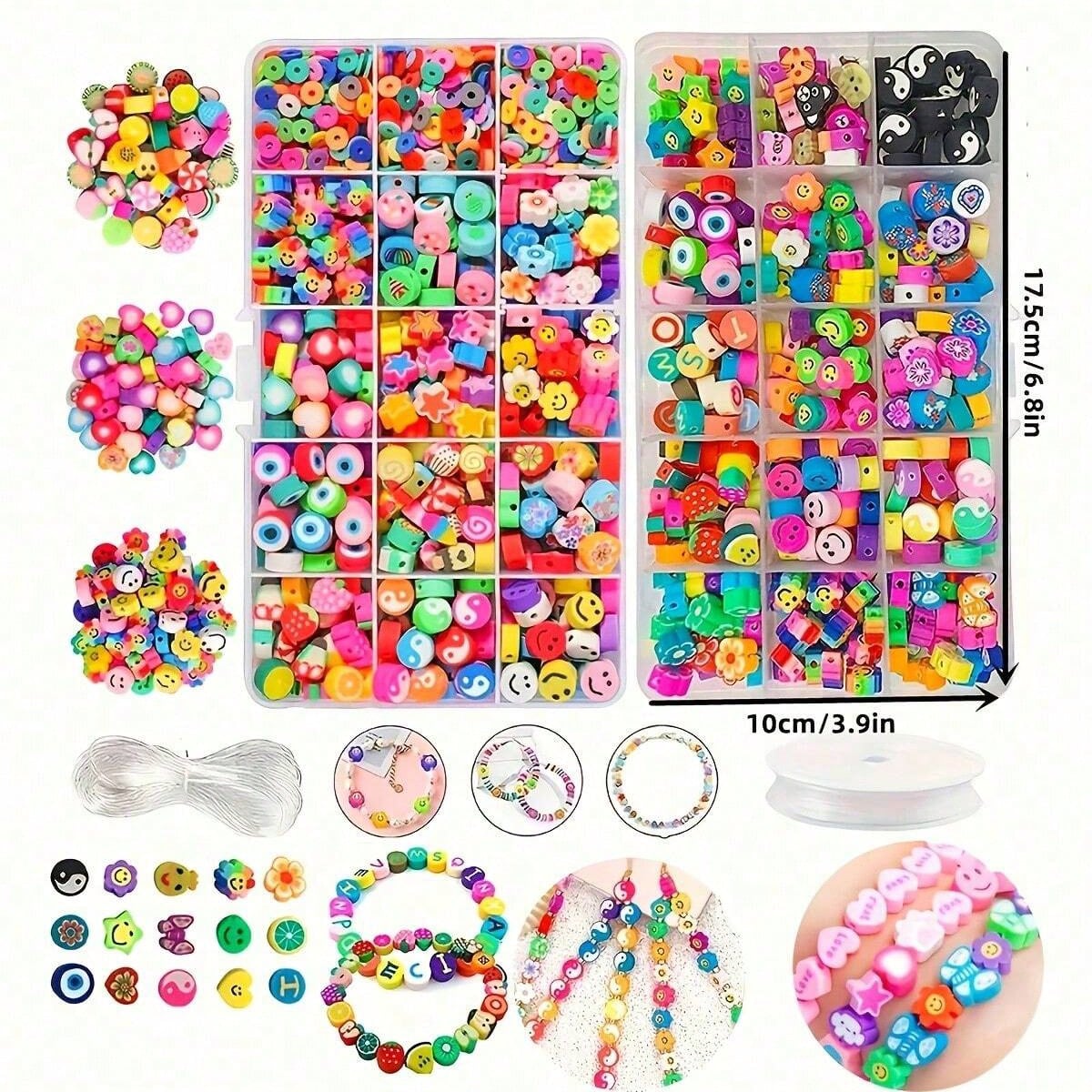 1450/1200/250pcs Polymer Clay  - Jewelry Making Basics ulasan dan harga