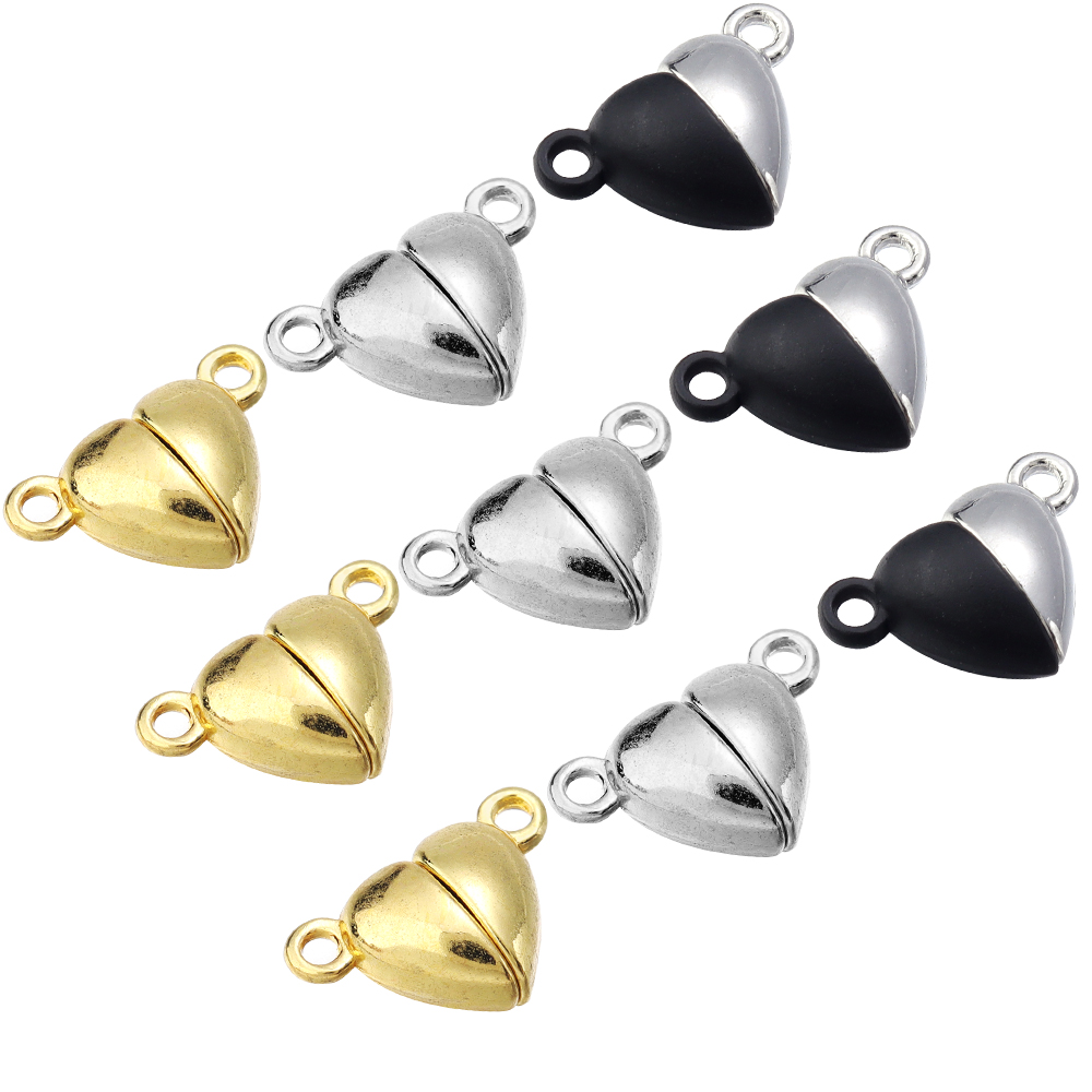 5pcs/Lot Alloy Love Heart Shap - Jewelry Making Parts ulasan dan harga
