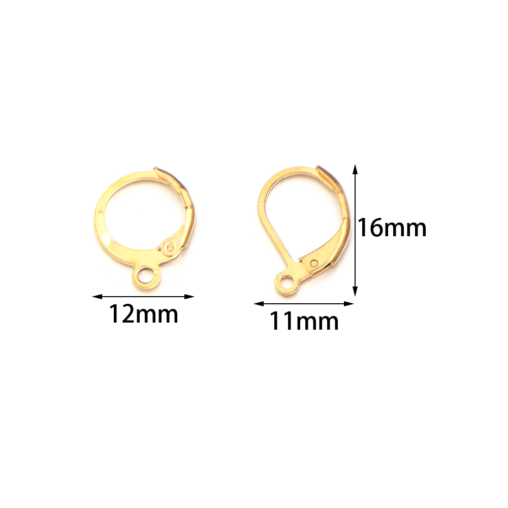 20pcs/lot Stainless Steel Ear  - Jewelry Making Parts ulasan dan harga