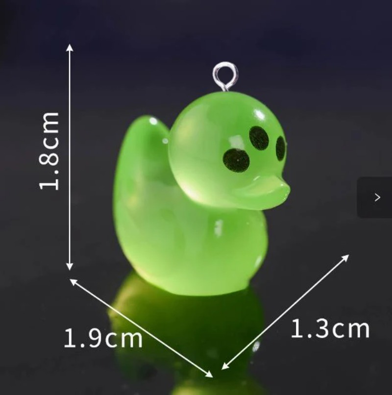 8Pcs Glow-in-the-Dark Vintage  - Jewelry Making Resin ulasan dan harga