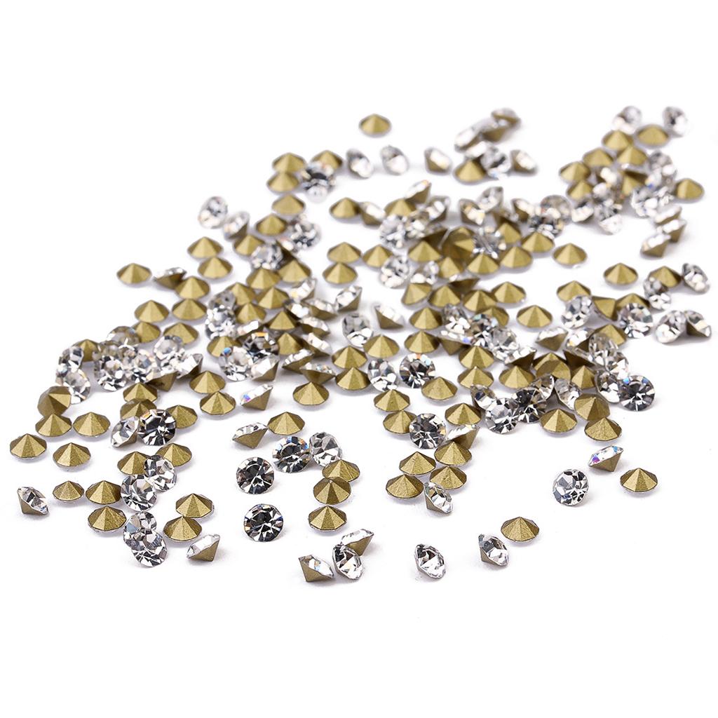Rhinestone Beads Glass Gems Je - Jewelry Making Using Beads ulasan dan harga