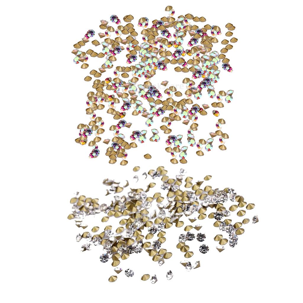 Rhinestone Beads Glass Gems Je - Jewelry Making Using Beads ulasan dan harga