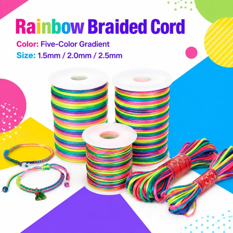1.5~2.5MM 20/100m  colorful gr - Jewelry Making Using Beads ulasan dan harga