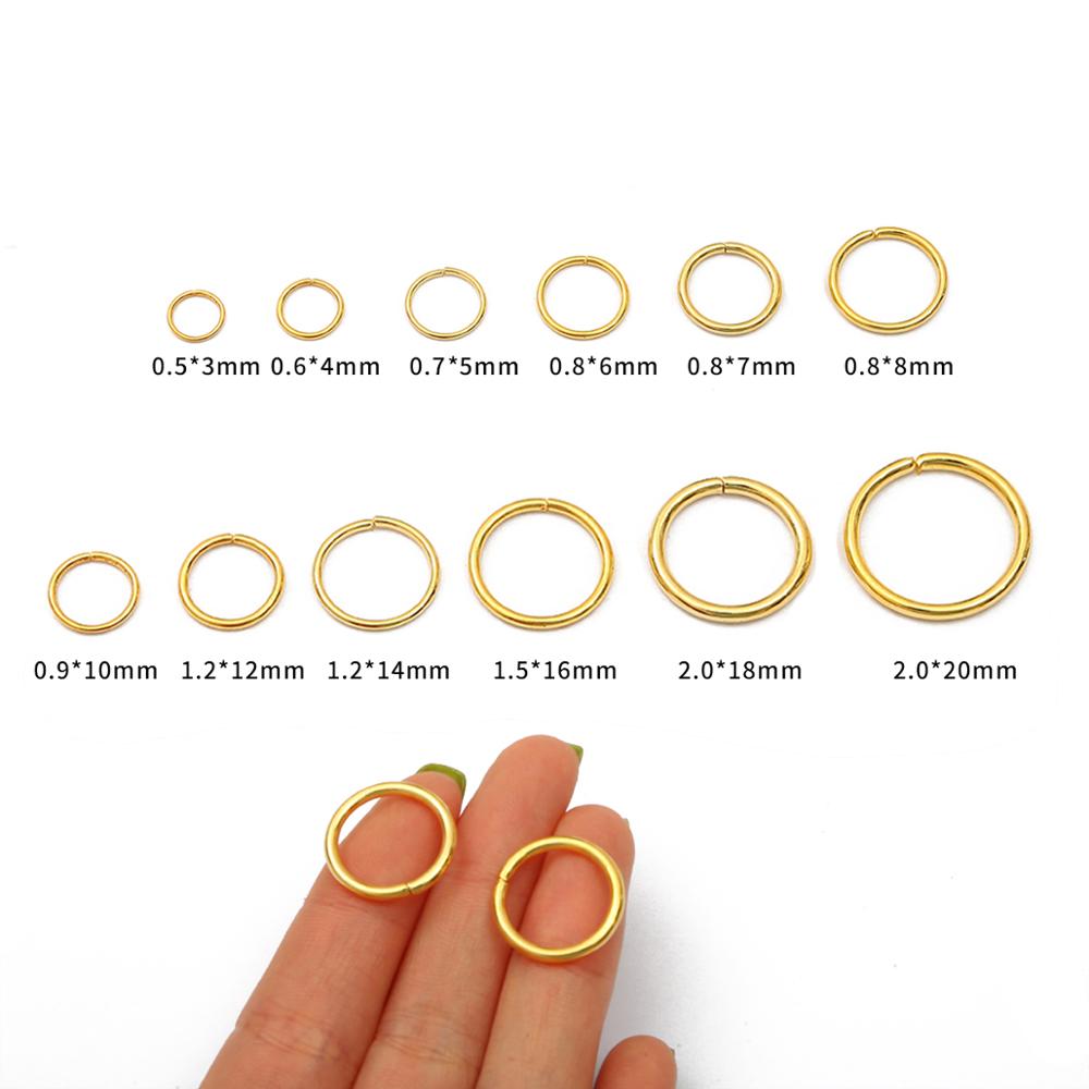 50-500Pcs 3-18mm Loop Key Spli - Jump Ring Assorted ulasan dan harga