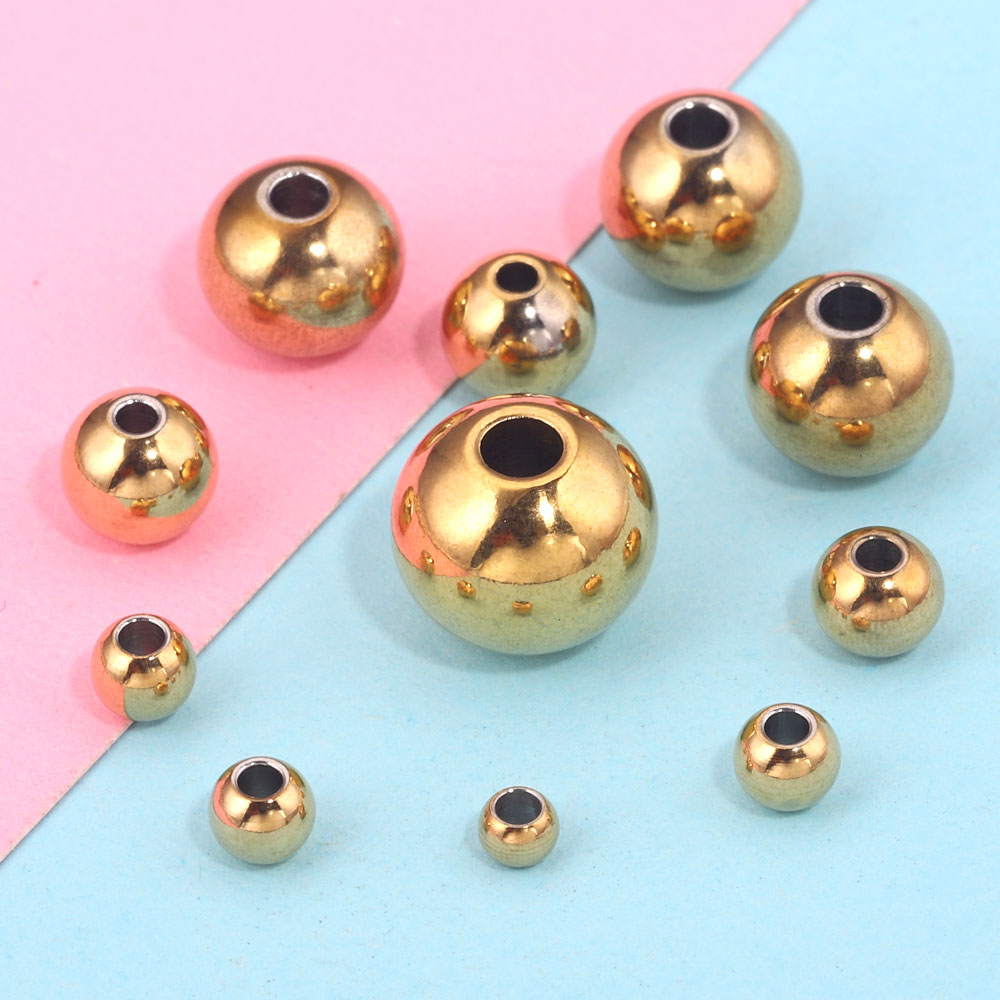 10-100pcs Stainless Steel Roun - Jewelry Making Metal Supplies ulasan dan harga