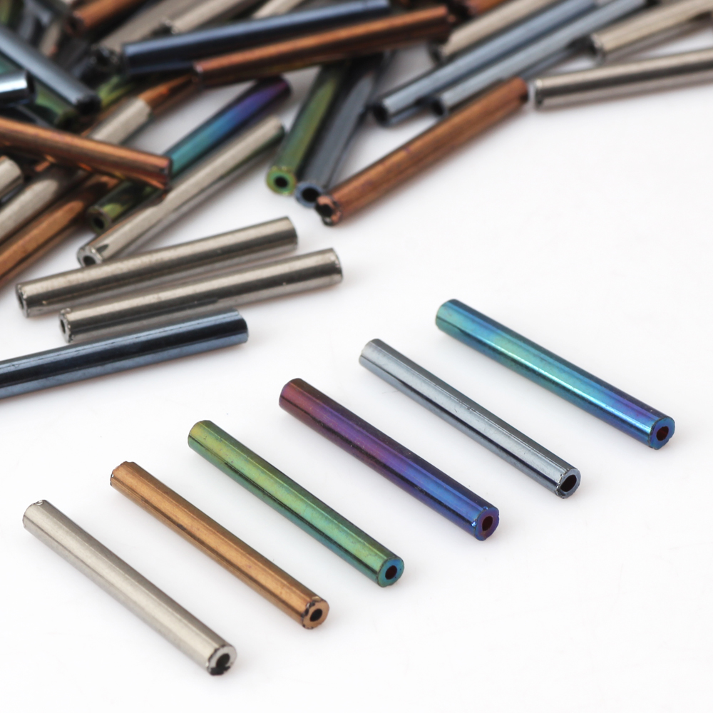 OlingArt Metallic Multicolor T - Seed Bead Tube ulasan dan harga