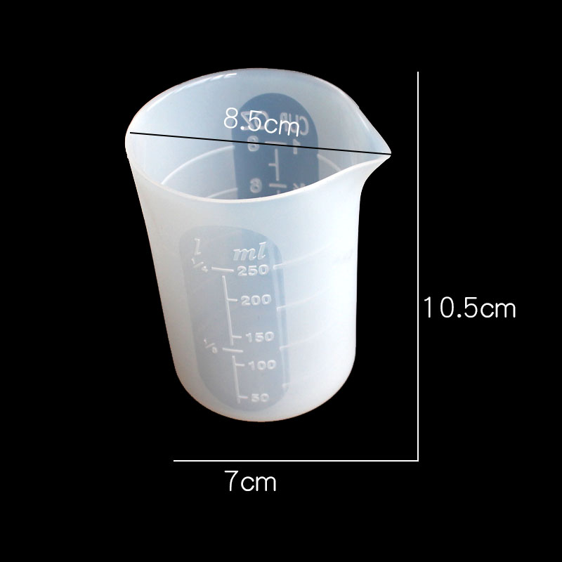250ML Silicone measuring cup S - Jewelry Making Resin ulasan dan harga