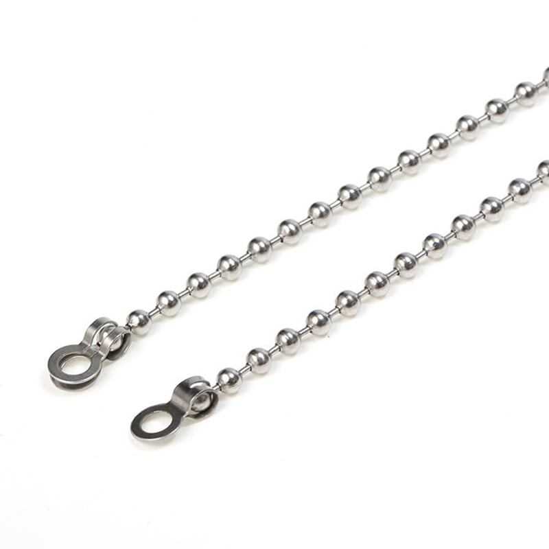 30Pcs Stainless Steel Ball Cha - Jewelry Making Parts ulasan dan harga