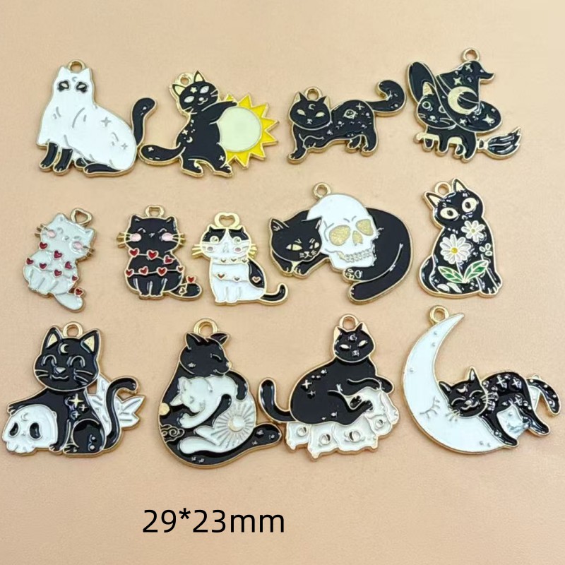 10pcs Original Alloy Enamel Bl - Jewelry Making Jewelry ulasan dan harga