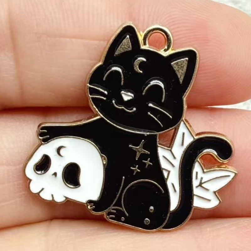 10pcs Original Alloy Enamel Bl - Jewelry Making Jewelry ulasan dan harga