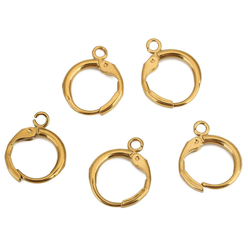 10pcs 12mm Hypoallergenic Earr - Jewelry Making Metal Supplies ulasan dan harga