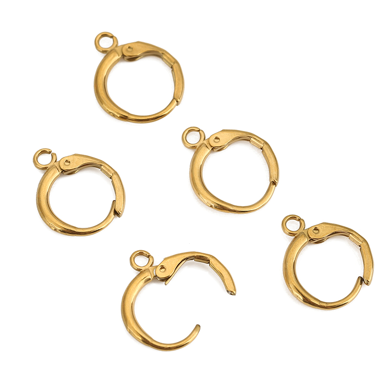 10pcs 12mm Hypoallergenic Earr - Jewelry Making Metal Supplies ulasan dan harga